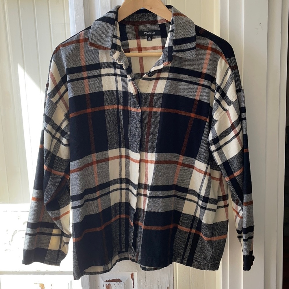 Madewell Super Soft Plaid Shirt/Shacket
